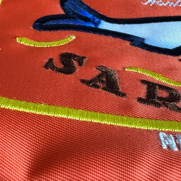 Viral Sardine Can Shiny Bag Embroidered Textured Cosmetic Pouch‎ Funky Unique - Picture 14 of 15